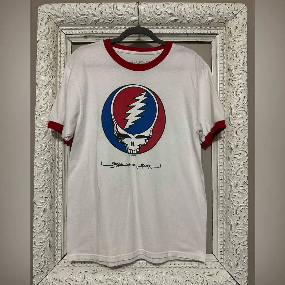 Liquid Blue Grateful Dead - Steal Your Face T-Shirt. Size M. ❣️
